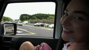 You hit the beach with Emily, and she flashes you.